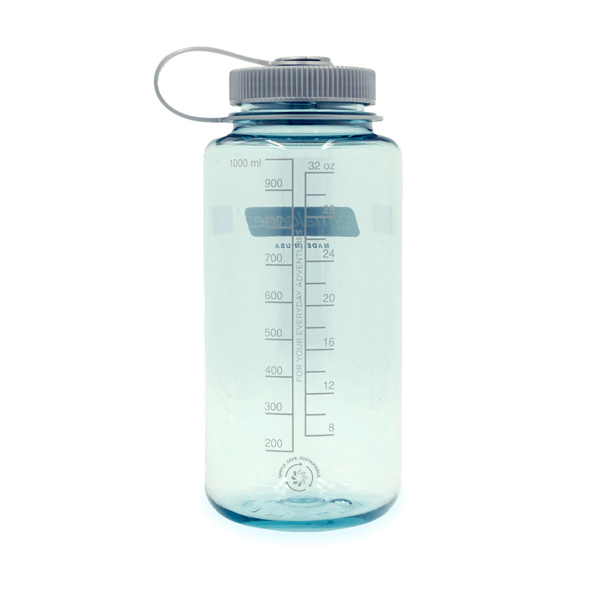 Nalgene Wide Mouth 1L Tritan Sustain Water Bottle - Sea Foam Water Bottle Nalgene