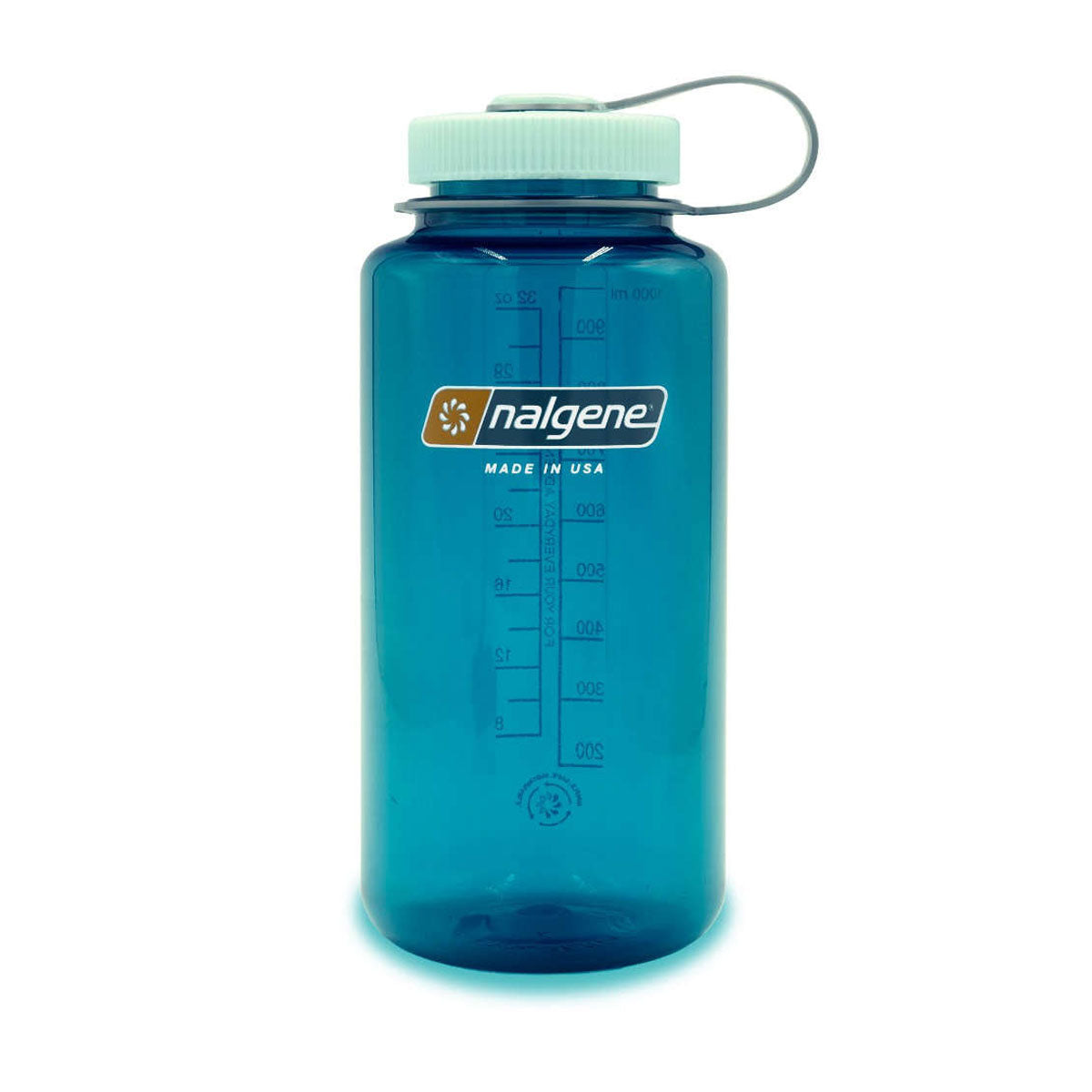 Nalgene Wide Mouth 1L Tritan Sustain Water Bottle - Trout Green Water Bottle Nalgene