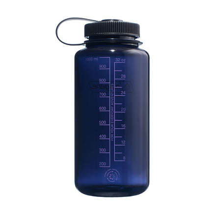 Nalgene Wide Mouth 1L Tritan Sustain Water Bottle - Odyssey Grey Water Bottle Nalgene