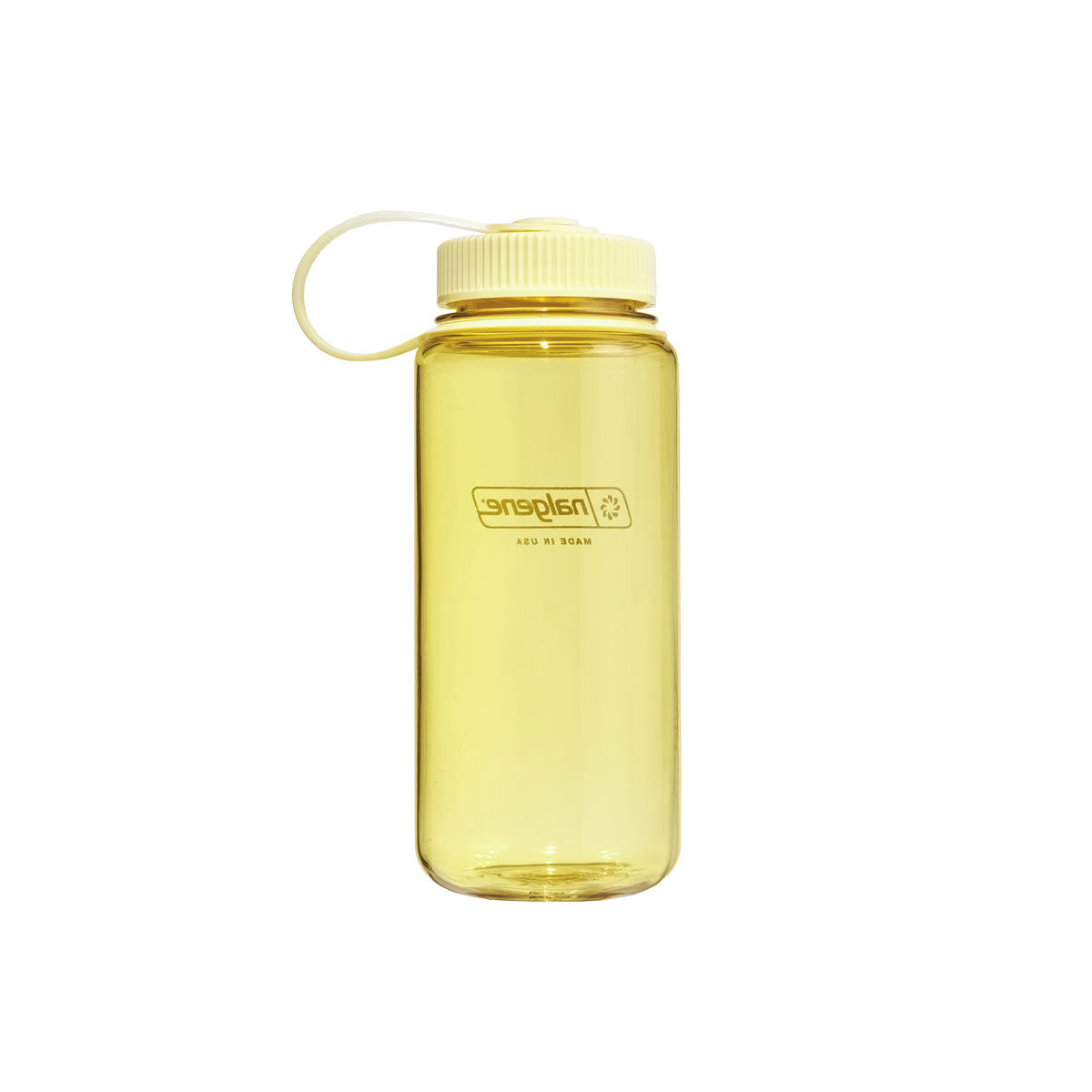 Nalgene Wide Mouth 500ml Tritan Sustain Water Bottle - Butter Monochrome Water Bottle Nalgene