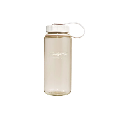 Nalgene Wide Mouth 500ml Tritan Sustain Water Bottle - Cotton Monochrome Water Bottle Nalgene
