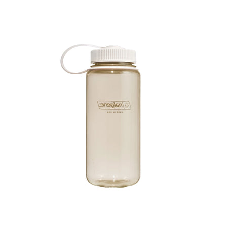 Nalgene Wide Mouth 500ml Tritan Sustain Water Bottle - Cotton Monochrome Water Bottle Nalgene