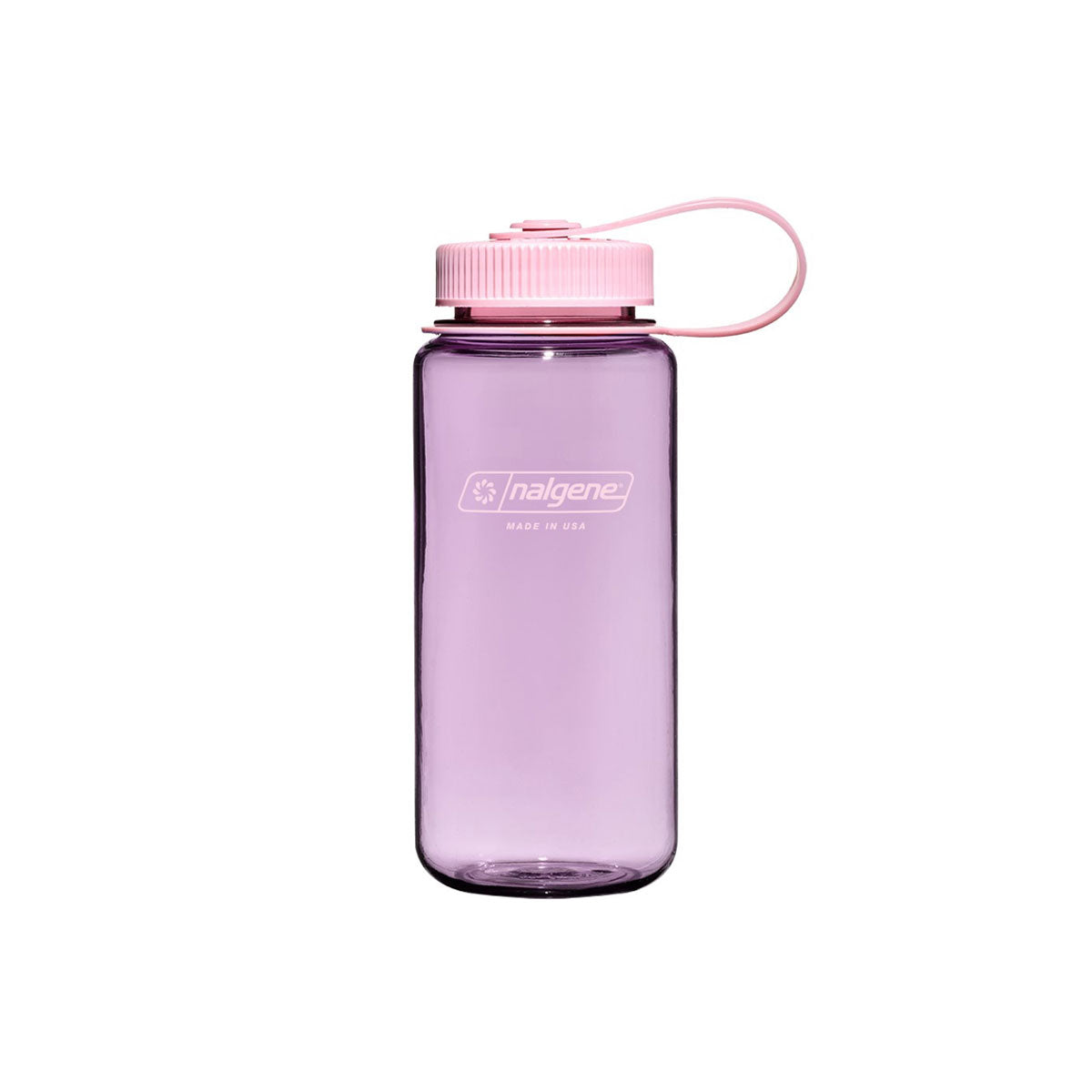 Nalgene Wide Mouth 500ml Tritan Sustain Water Bottle - Cherry Blossom Monochrome Water Bottle Nalgene