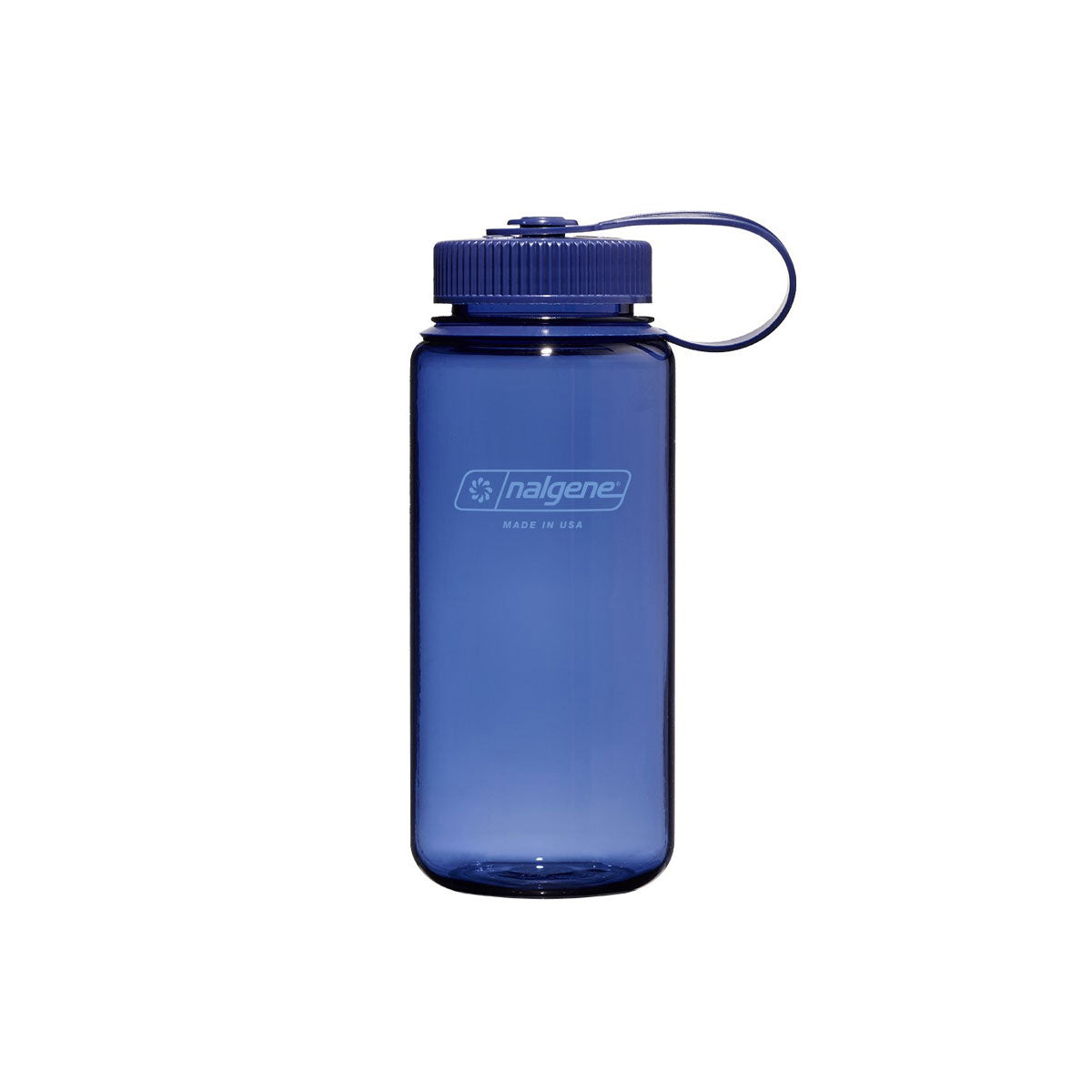 Nalgene Wide Mouth 500ml Tritan Sustain Water Bottle - Denim Monochrome Water Bottle Nalgene