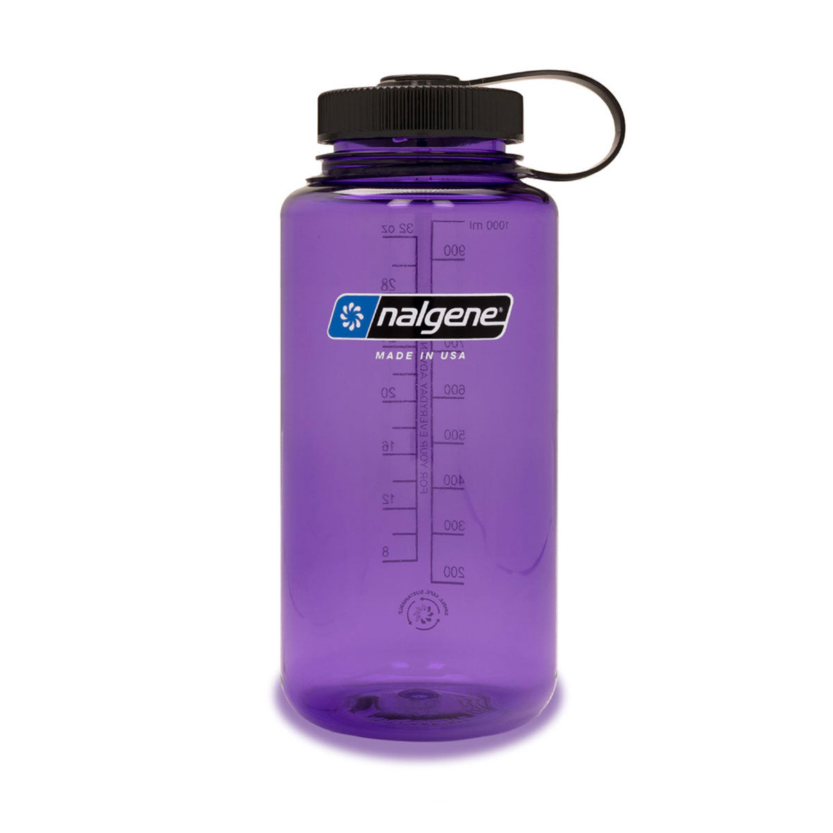 Nalgene Wide Mouth 1L Tritan Sustain Water Bottle - Purple Water Bottle Nalgene