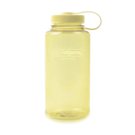 Nalgene Wide Mouth 1L Tritan Sustain Water Bottle - Butter Monochrome Water Bottle Nalgene