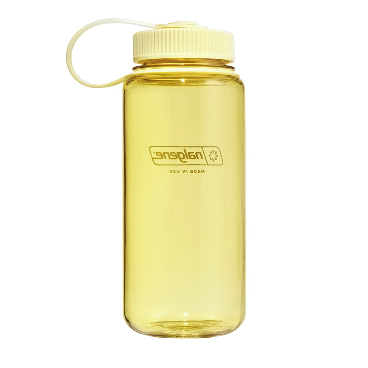 Nalgene Wide Mouth 1L Tritan Sustain Water Bottle - Butter Monochrome Water Bottle Nalgene