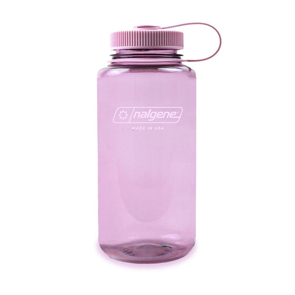 Nalgene Wide Mouth 1L Tritan Sustain Water Bottle - Cherry Blossom Monochrome Water Bottle Nalgene
