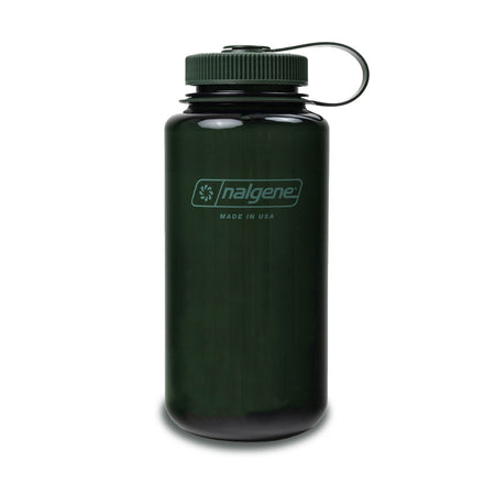 Nalgene Wide Mouth 1L Tritan Sustain Water Bottle - Jade Monochrome Water Bottle Nalgene