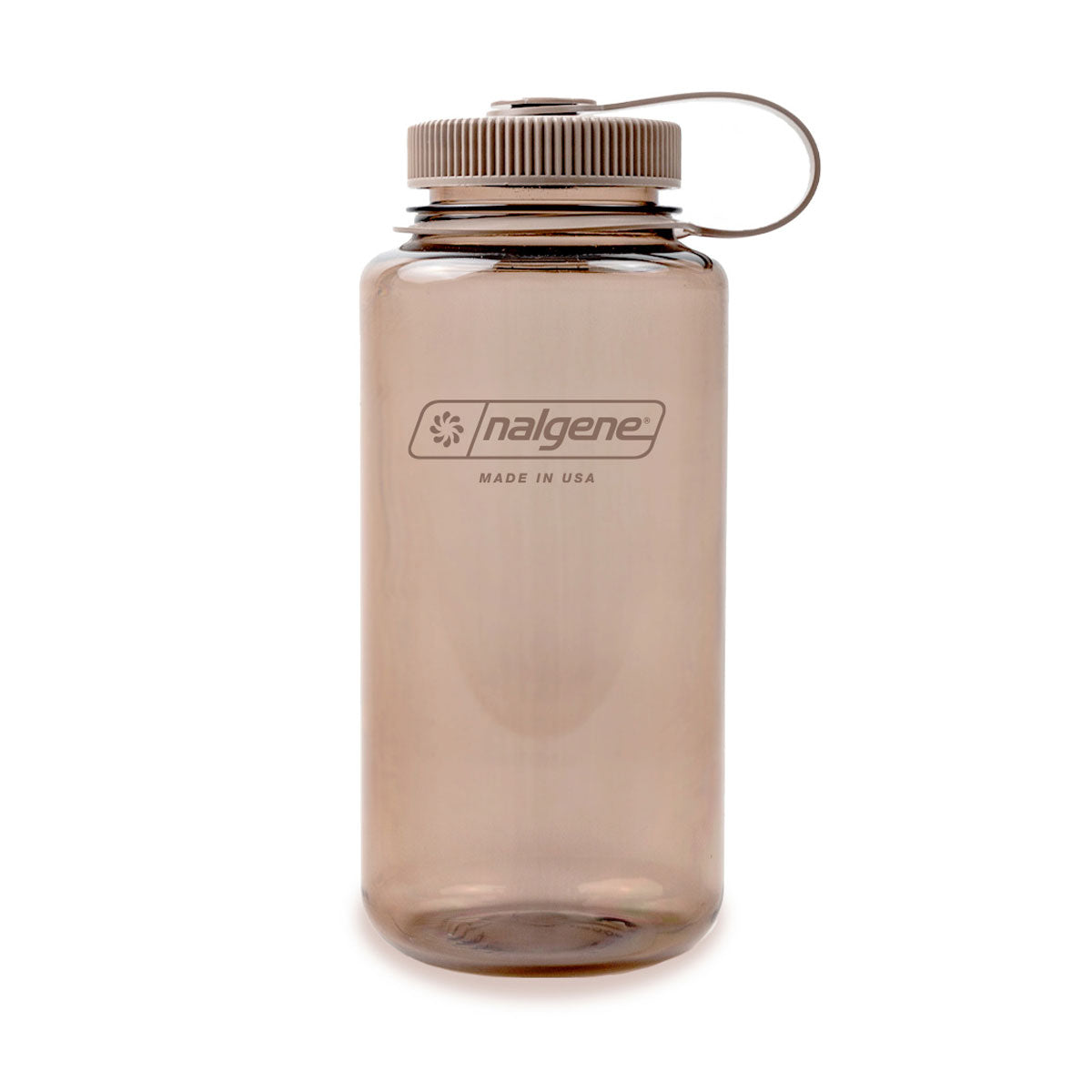 Nalgene Wide Mouth 1L Tritan Sustain Water Bottle - Mocha Monochrome Water Bottle Nalgene