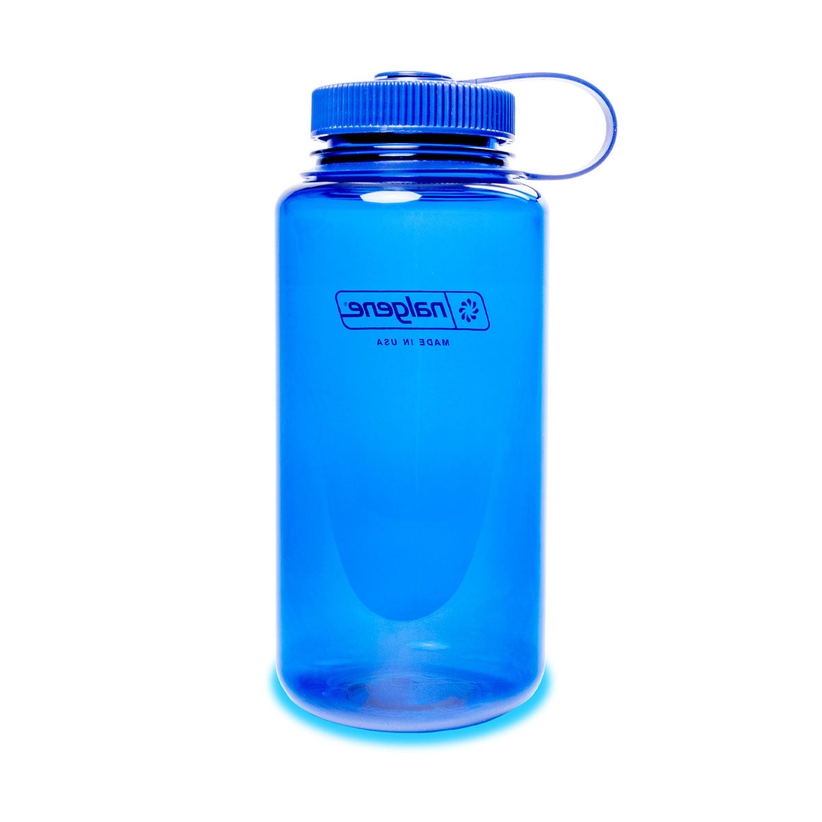 Nalgene Wide Mouth 1L Tritan Sustain Water Bottle - Denim Monochrome Water Bottle Nalgene