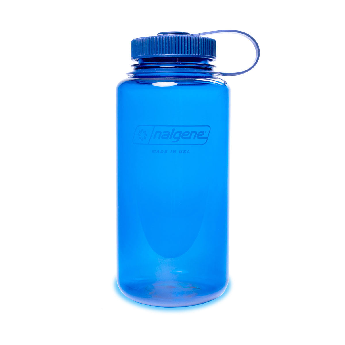 Nalgene Wide Mouth 1L Tritan Sustain Water Bottle - Denim Monochrome Water Bottle Nalgene
