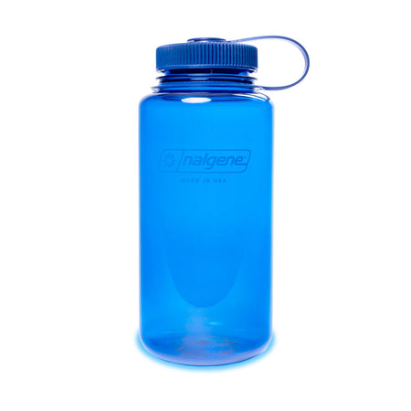 Nalgene Wide Mouth 1L Tritan Sustain Water Bottle - Denim Monochrome Water Bottle Nalgene