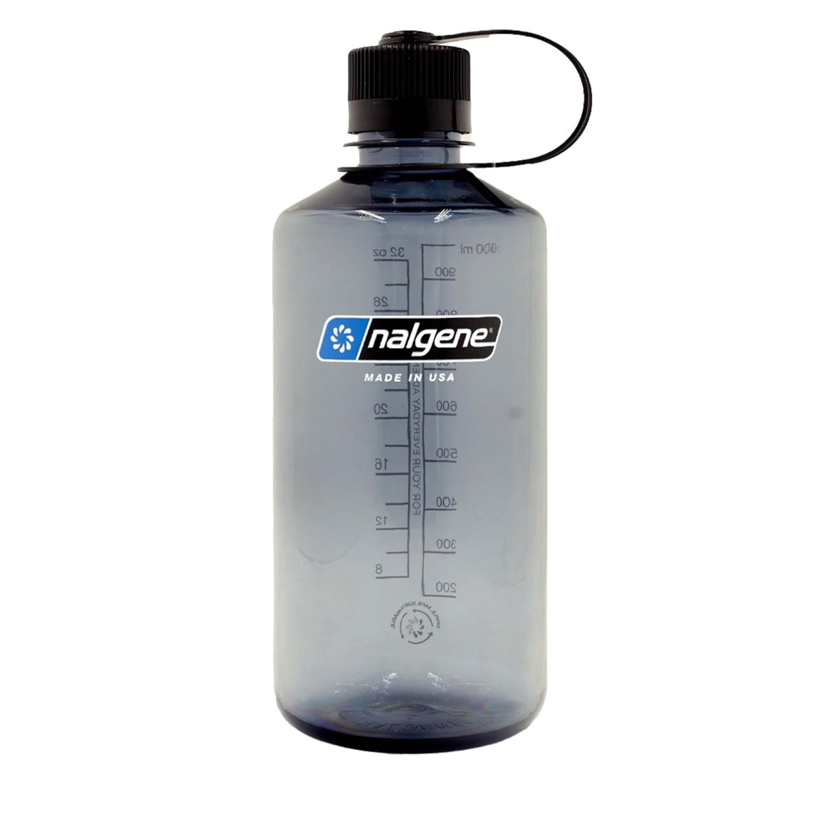Nalgene Narrow Mouth 1L Tritan Sustain Water Bottle - Grey Water Bottle Nalgene