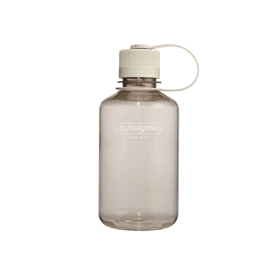 Nalgene Narrow Mouth 500ml Tritan Sustain Water Bottle - Cotton Monochrome Water Bottle Nalgene