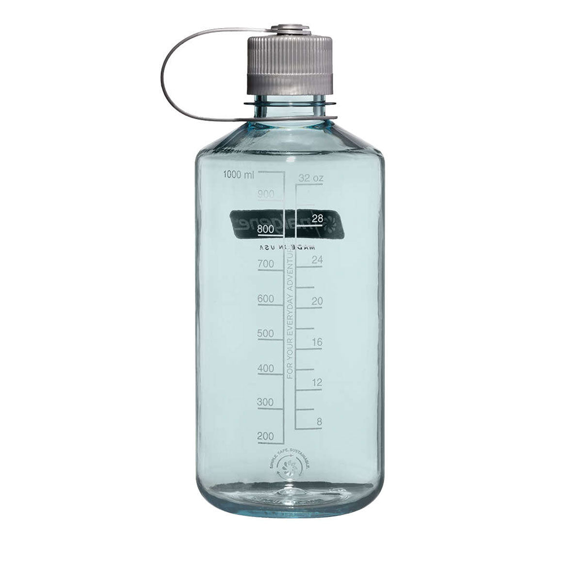 Nalgene Narrow Mouth 1L Tritan Sustain Water Bottle - Sea Foam Water Bottle Nalgene