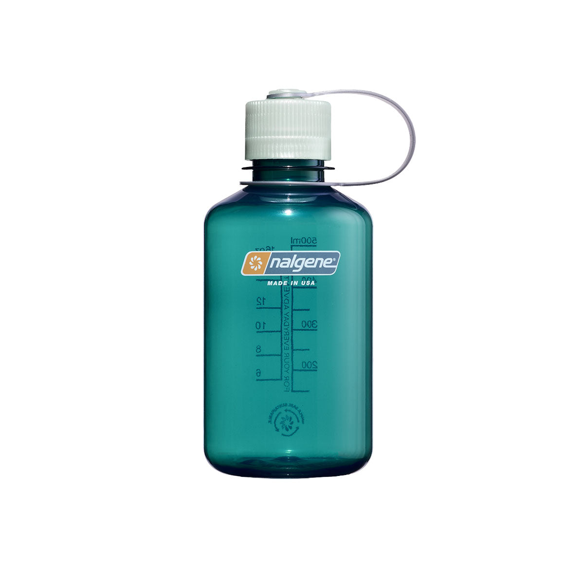 Nalgene Narrow Mouth 500ml Tritan Sustain Water Bottle - Trout Green Water Bottle Nalgene