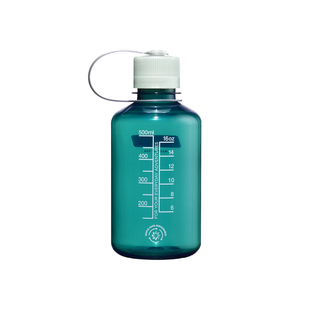Nalgene Narrow Mouth 500ml Tritan Sustain Water Bottle - Trout Green Water Bottle Nalgene