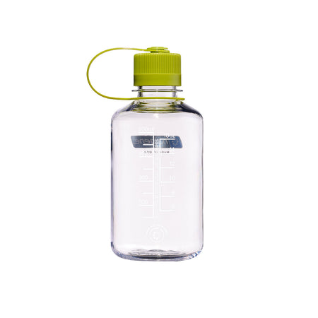 Nalgene Narrow Mouth 500ml Tritan Sustain Water Bottle - Clear (Green Cap) Water Bottle Nalgene