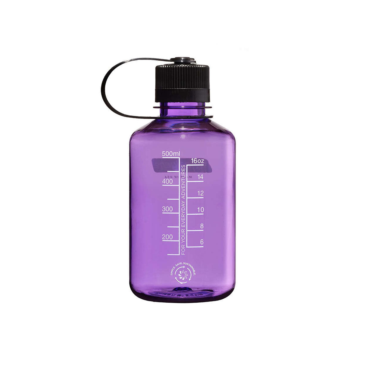 Nalgene Narrow Mouth 500ml Tritan Sustain Water Bottle - Purple Water Bottle Nalgene