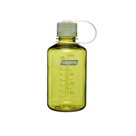 Nalgene Narrow Mouth 500ml Tritan Renew Water Bottle - Endive - Oil Green Cap Water Bottle Nalgene