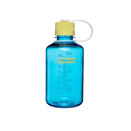 Nalgene Narrow Mouth 500ml Tritan Renew Water Bottle - Blue Atoll - Endive Cap Water Bottle Nalgene