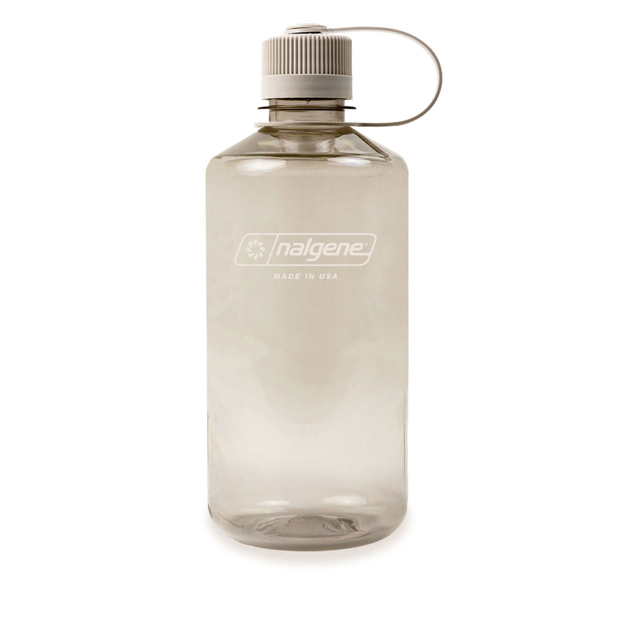 Nalgene Narrow Mouth 1L Tritan Sustain Water Bottle - Cotton Monochrome Water Bottle Nalgene