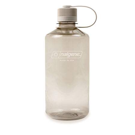 Nalgene Narrow Mouth 1L Tritan Sustain Water Bottle - Cotton Monochrome Water Bottle Nalgene