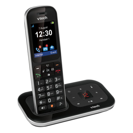 VTech PS1354 Cordless Phone with Answering Machine, Five Handset Landline Phones VTech