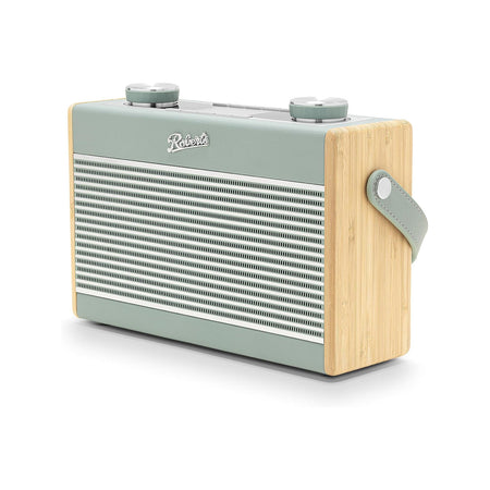 Roberts Rambler Classic DAB/FM Radio & Bluetooth Speaker, Duck Egg Digital Radios Roberts