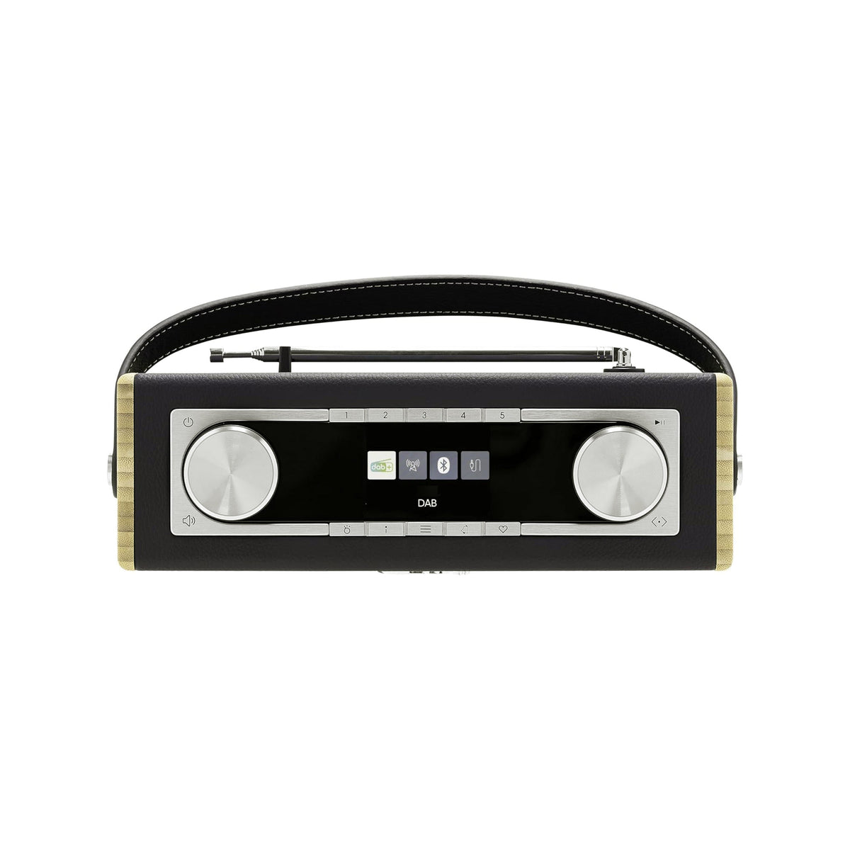 Roberts Rambler Classic DAB/FM Radio & Bluetooth Speaker, Navy Blue Digital Radios Roberts