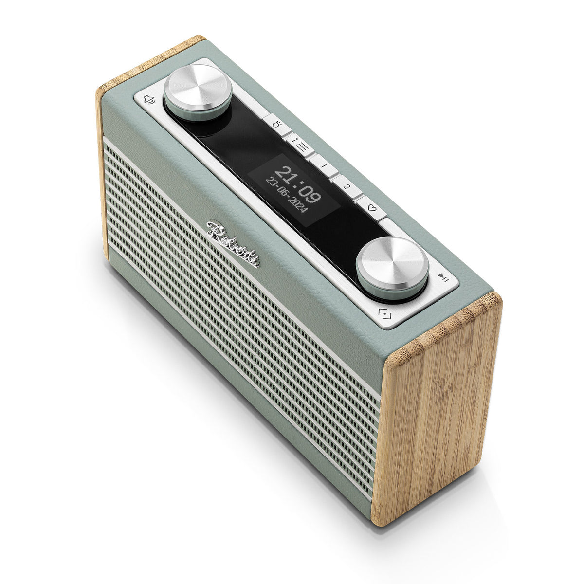 Roberts Rambler Uno DAB/DAB+/FM Bluetooth Digital Radio in Duck Egg DAB Radio Roberts   