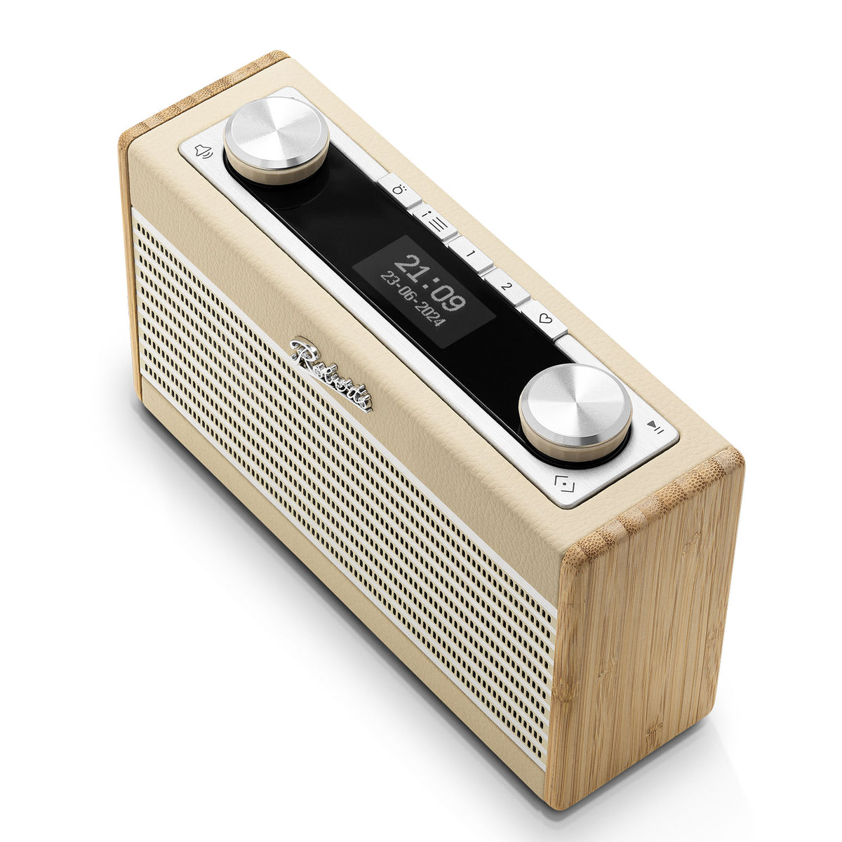 Roberts Rambler Uno DAB/DAB+/FM Bluetooth Digital Radio in Pastel Cream DAB Radio Roberts   