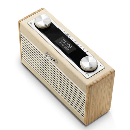 Roberts Rambler Uno DAB/DAB+/FM Bluetooth Digital Radio in Pastel Cream Digital Radios Roberts   