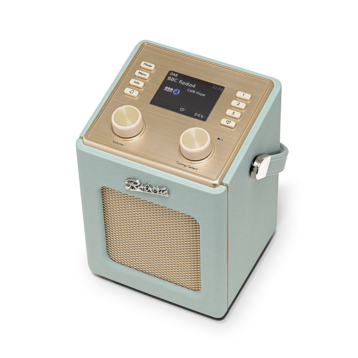 Roberts Revival Mini2 Portable DAB+/FM Radio in Duck Egg Digital Radios Roberts
