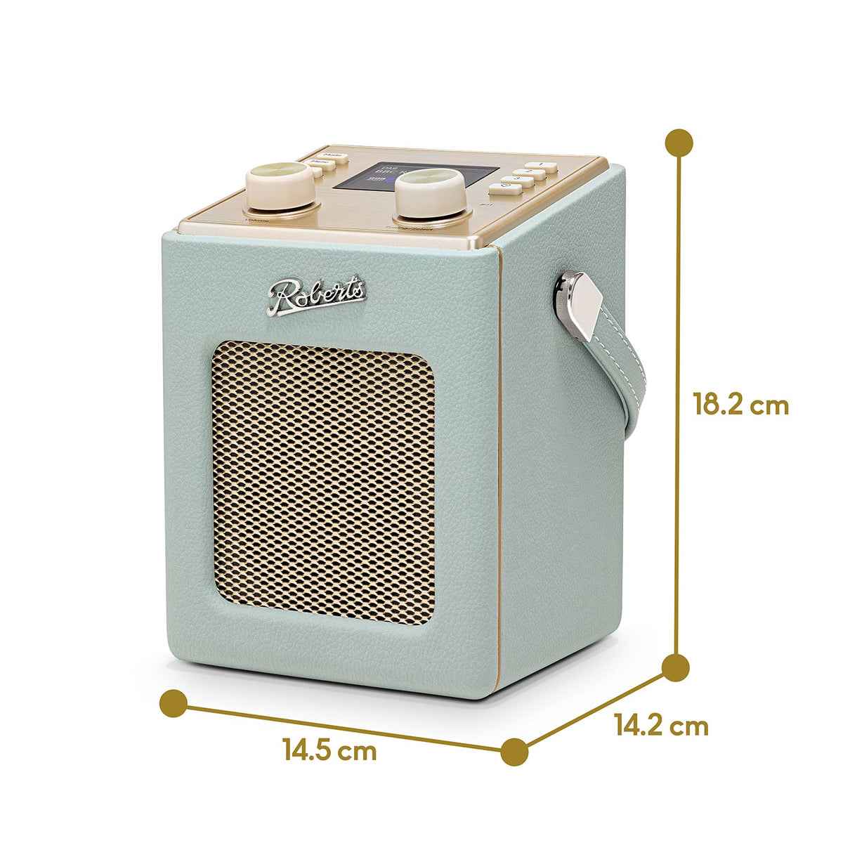 Roberts Revival Mini2 Portable DAB+/FM Radio in Duck Egg Digital Radios Roberts