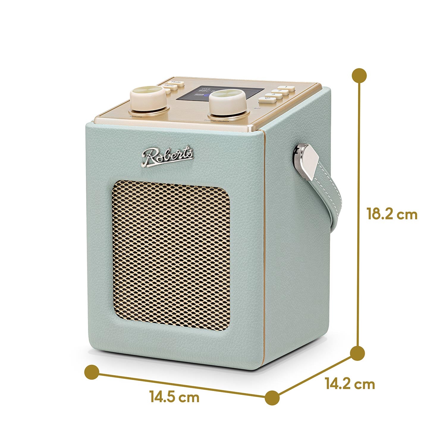 Roberts Revival Mini2 Portable DAB+/FM Radio in Duck Egg Digital Radios Roberts