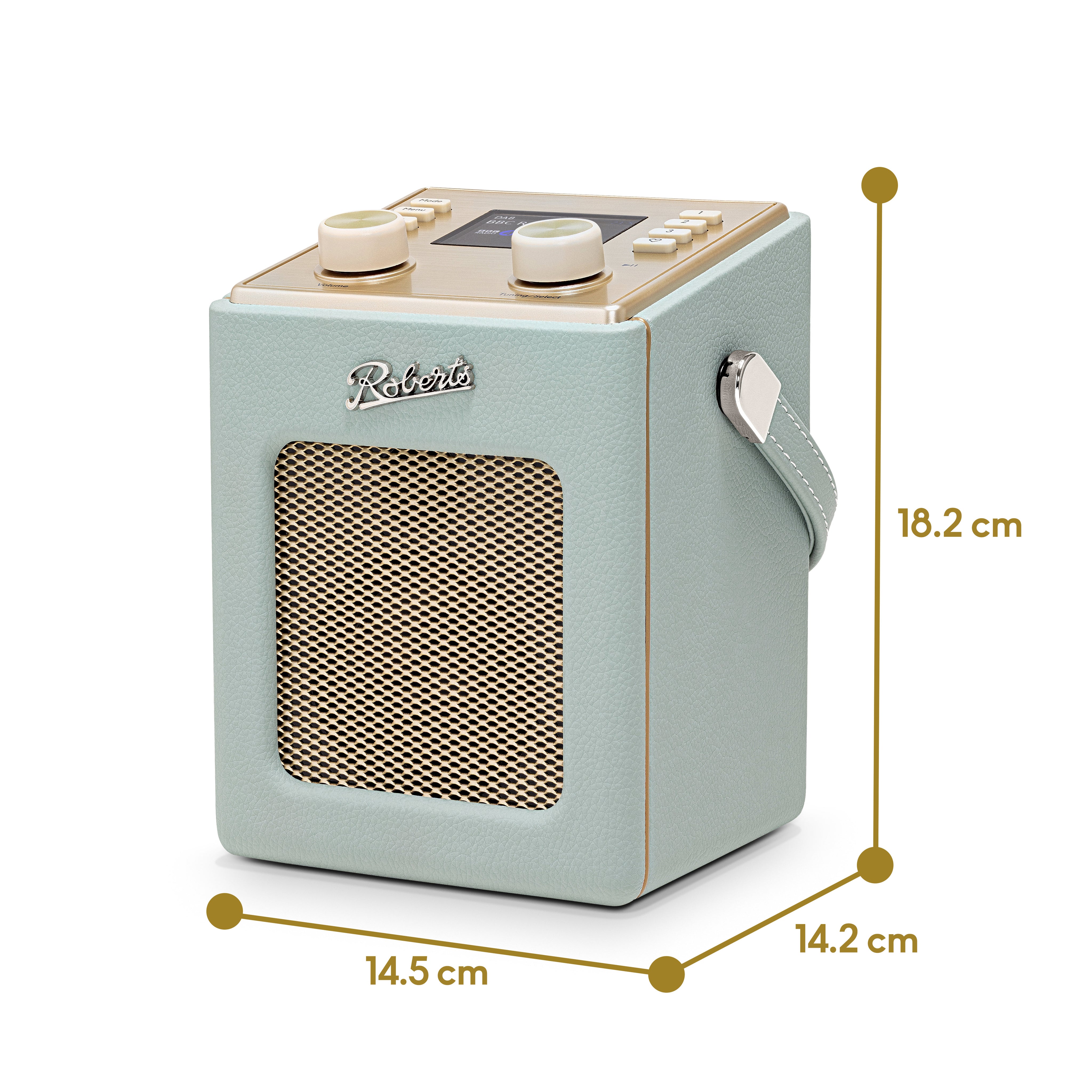 Roberts Revival Mini2 Portable DAB+/FM Radio in Duck Egg Digital Radios Roberts