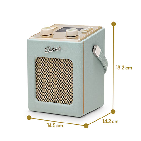 Roberts Revival Mini2 Portable DAB+/FM Radio in Duck Egg Digital Radios Roberts
