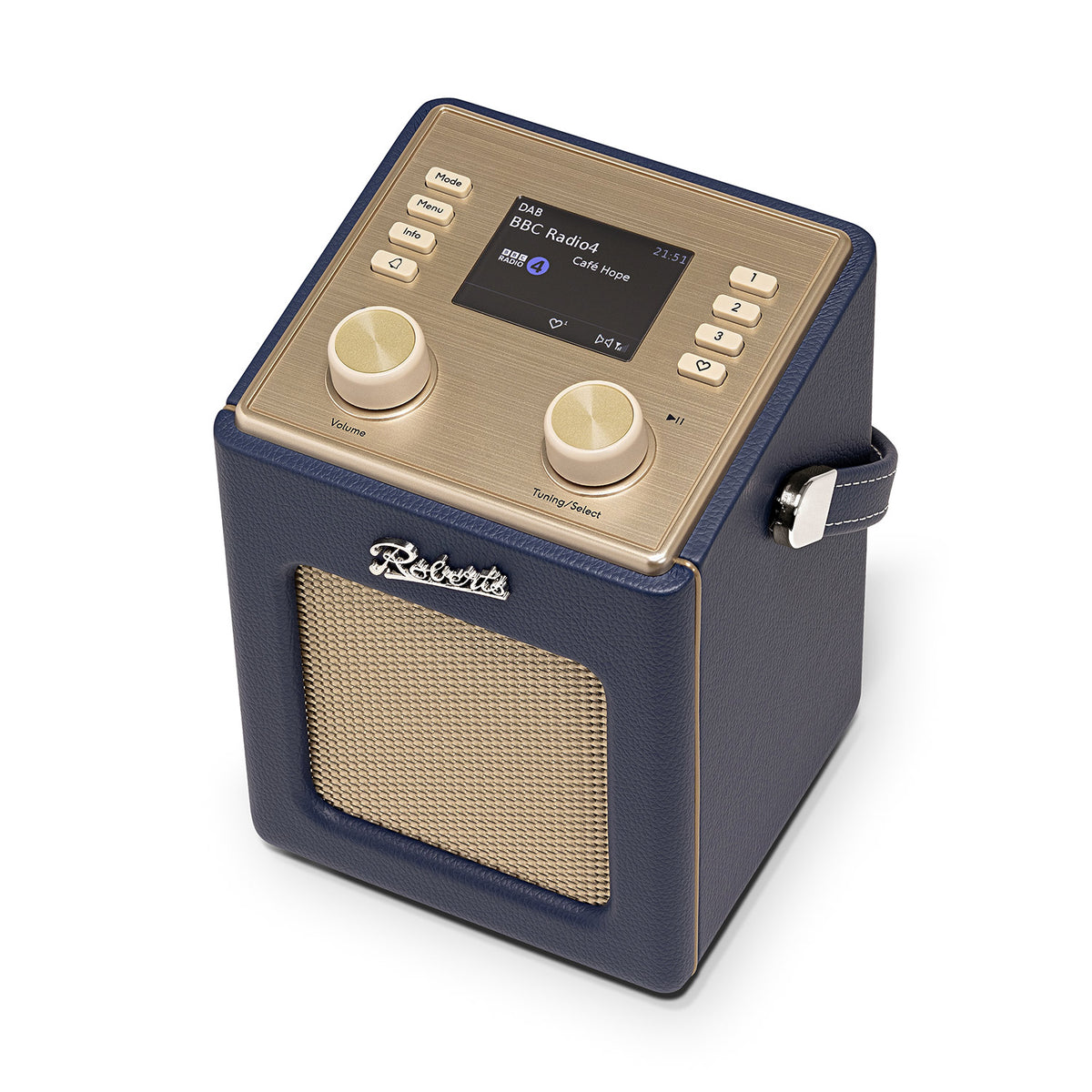 Roberts Revival Mini2 Portable DAB+/FM Radio in Midnight Blue Digital Radios Roberts