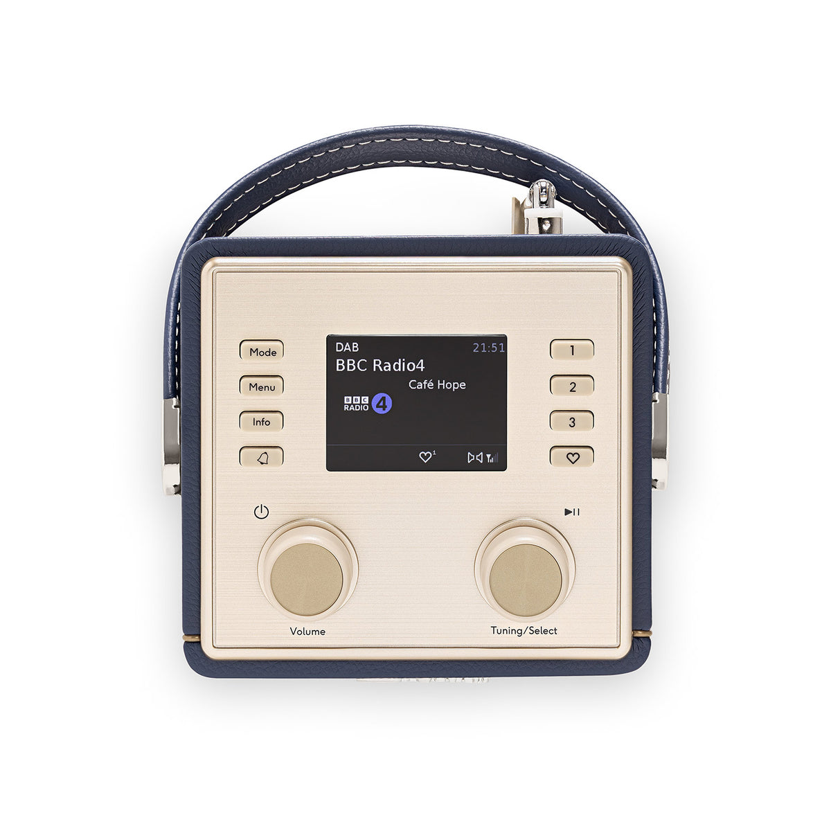 Roberts Revival Mini2 Portable DAB+/FM Radio in Midnight Blue Digital Radios Roberts