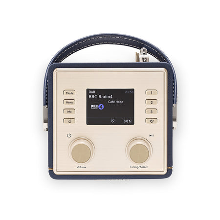 Roberts Revival Mini2 Portable DAB+/FM Radio in Midnight Blue Digital Radios Roberts