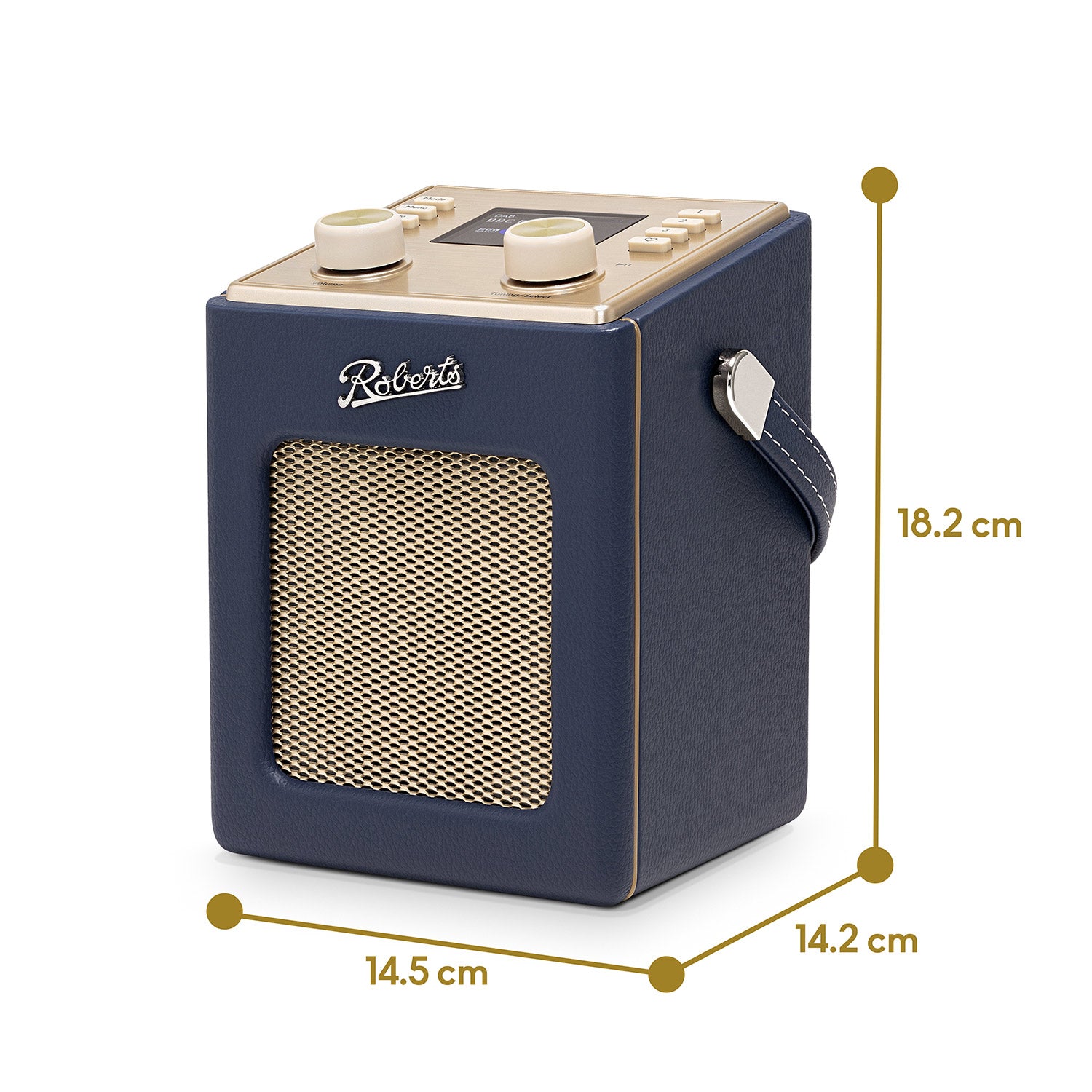 Roberts Revival Mini2 Portable DAB+/FM Radio in Midnight Blue Digital Radios Roberts