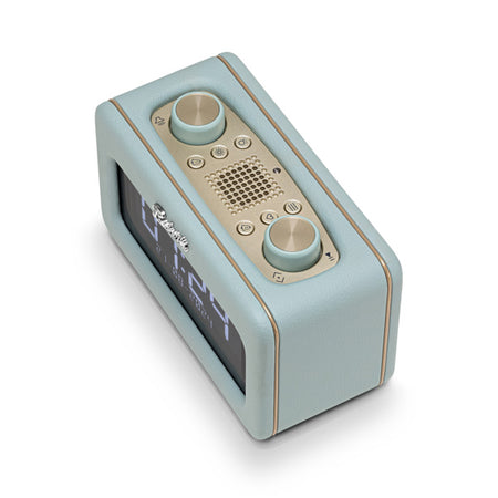 Roberts Revival Rest DAB Radio Alarm Clock, Duck Egg Digital Radios Roberts   