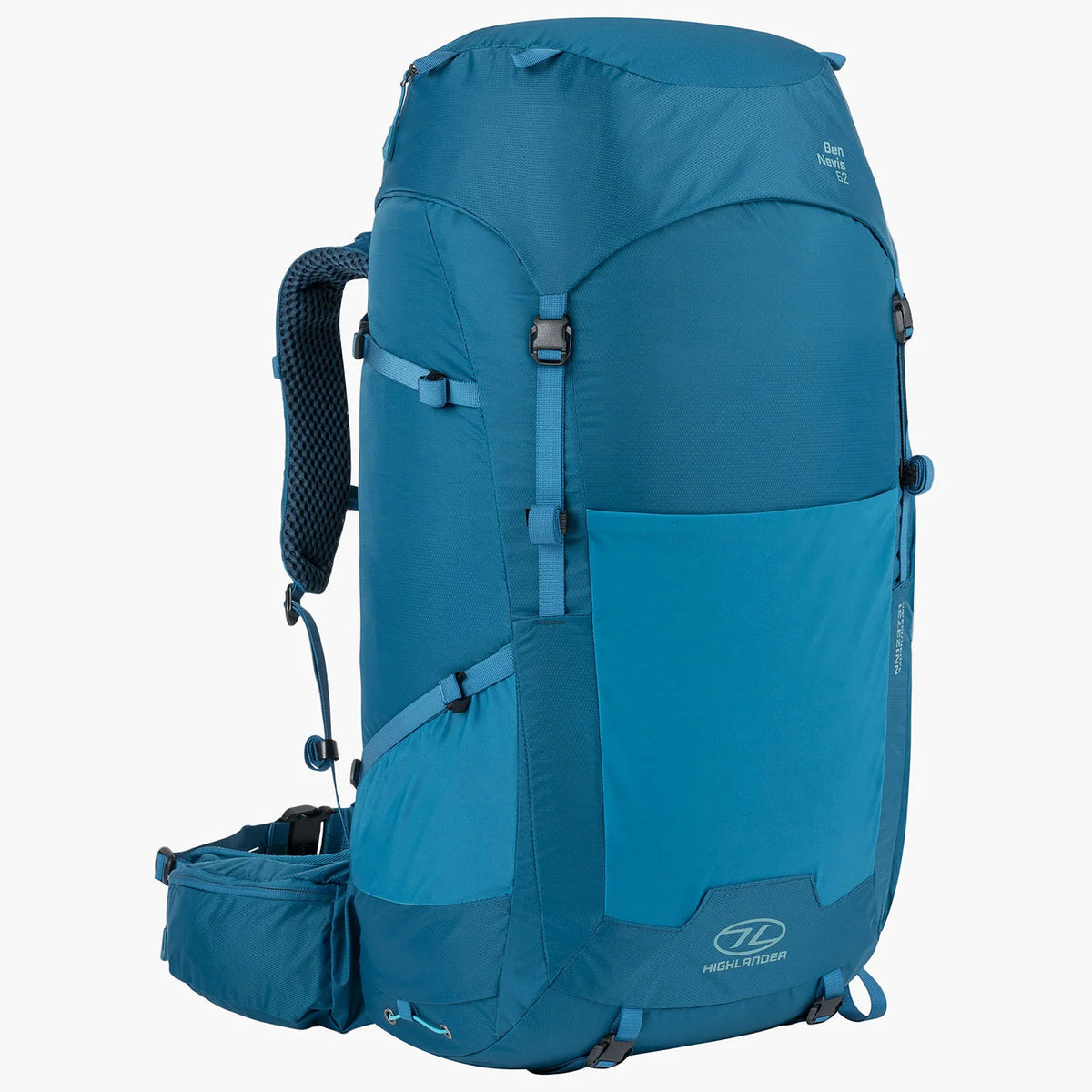 Highlander Ben Nevis 52L Men's Backpack - Petrol Blue Camping Accessories Highlander