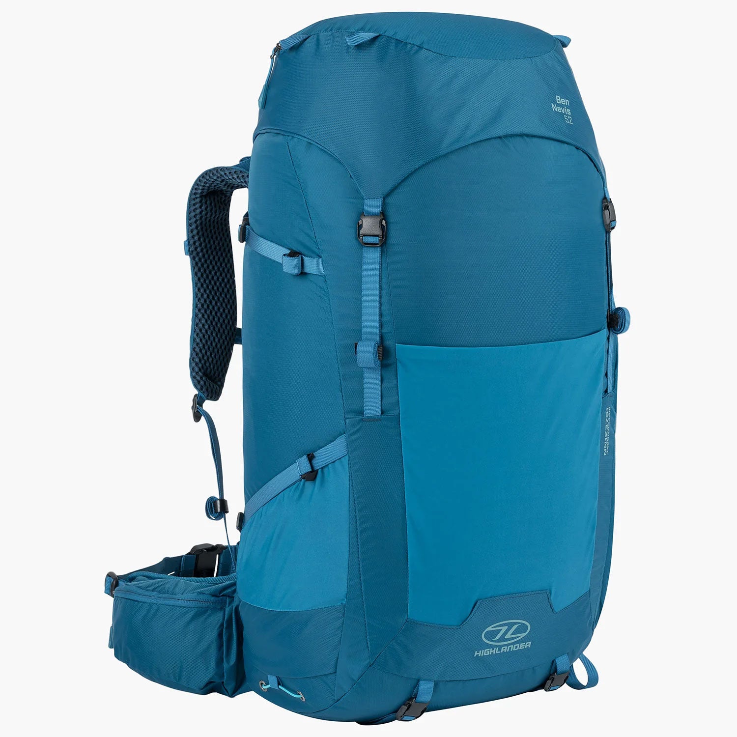 Highlander Ben Nevis 52L Men's Backpack - Petrol Blue Camping Accessories Highlander