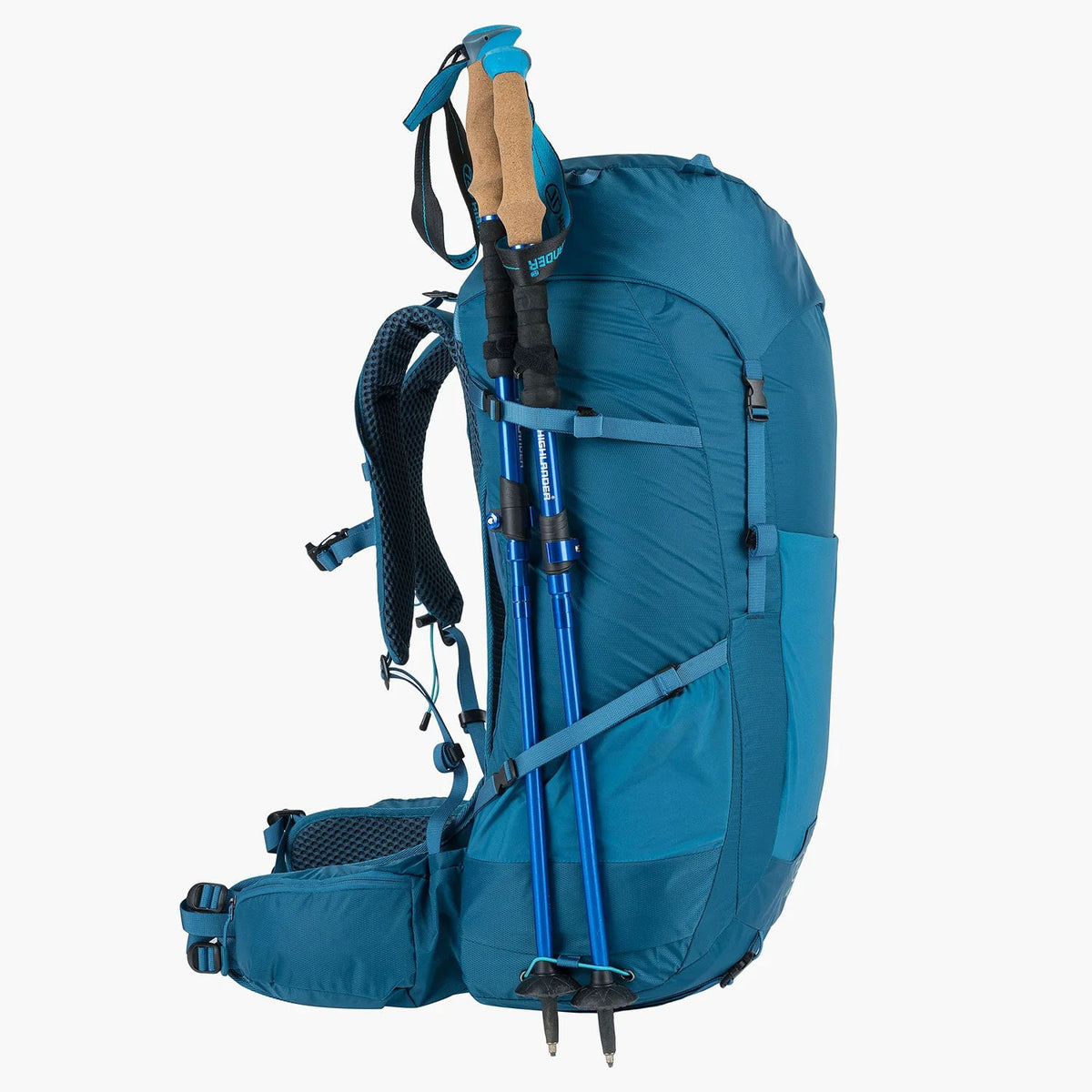 Highlander Ben Nevis 52L Men's Backpack - Petrol Blue Camping Accessories Highlander