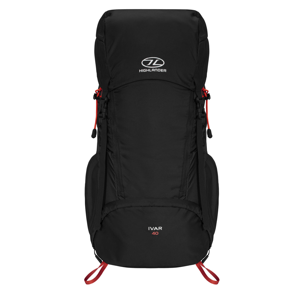 Highlander Ivar 40L Rucksack - Black Camping Accessories Highlander