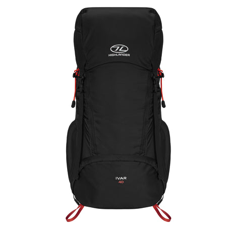 Highlander Ivar 40L Rucksack - Black Camping Accessories Highlander