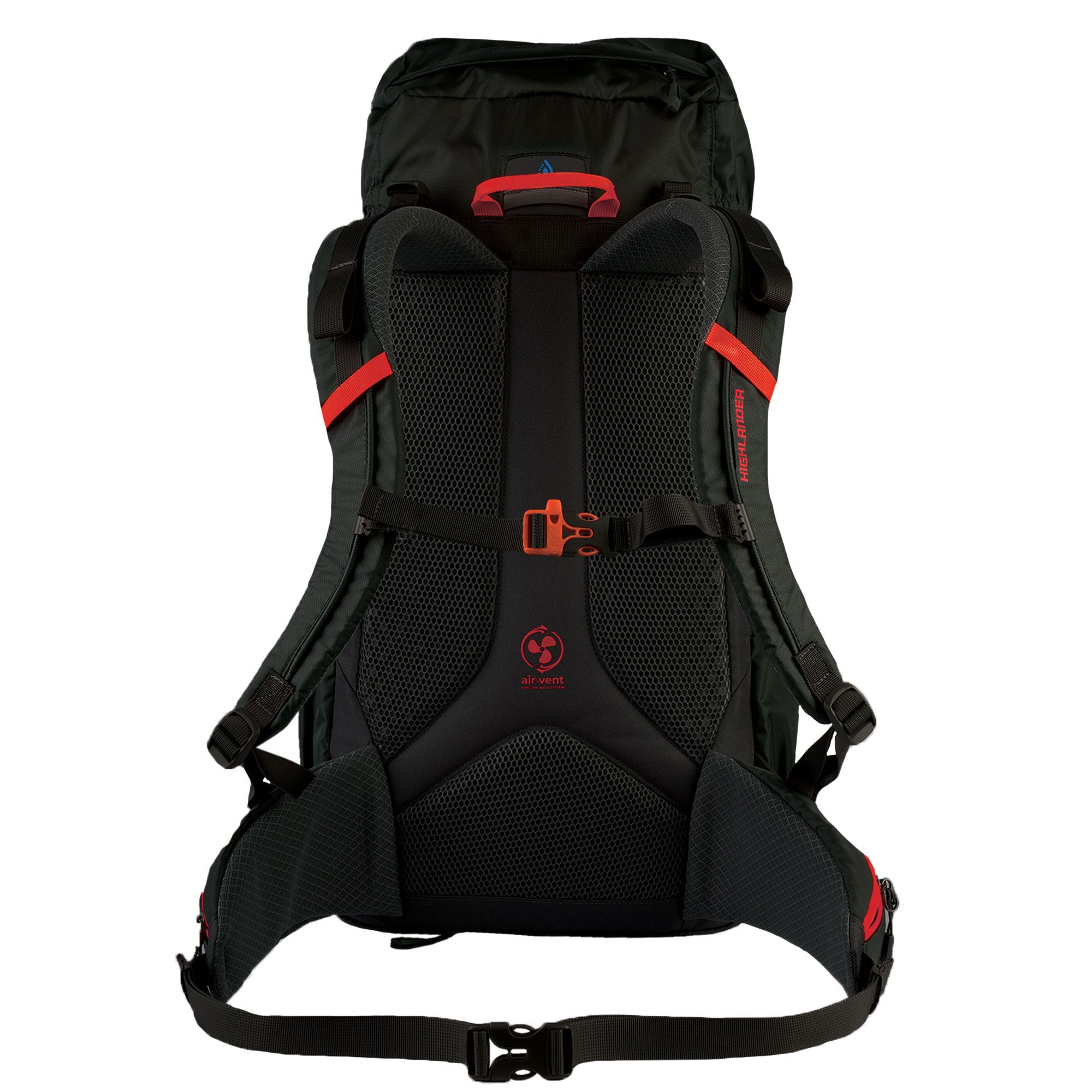 Highlander Ivar 40L Rucksack - Black Camping Accessories Highlander